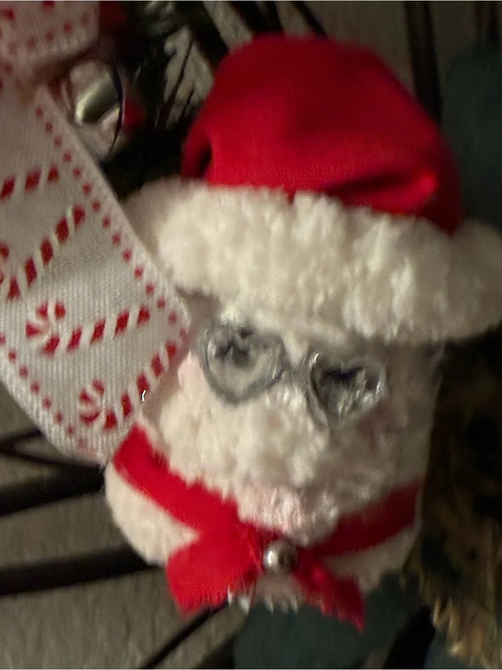 60” Christmas Santa Beaded Garland